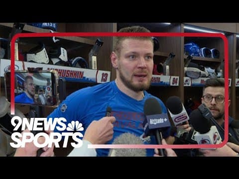 Valeri Nichushkin speaks after absence from Avs