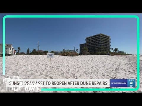 Sunset Beach to reopen this weekend after being closed for more than a month