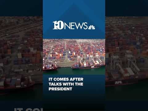 Trump says he'll delay a threatened 50% tariff on the European Union until July #nationalnews