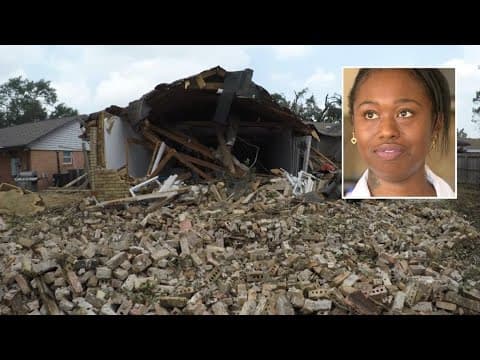 Mother of 7 forced to rebuild after Houston derecho destroys home