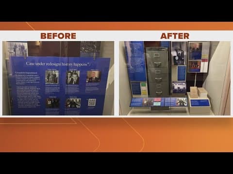 Trump impeachment display restored at Smithsonian museum