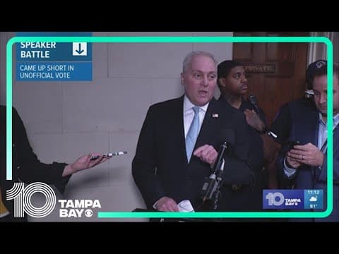 Republican Steve Scalise drops out of speaker's race, deepening chaos in the House