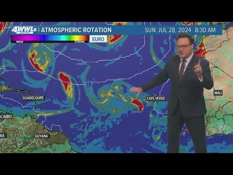 Thursday 5 PM Tropical Update:  A lull in tropics could be coming to an end