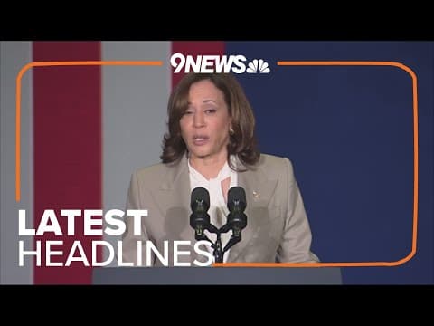 Latest headlines | Vice President Kamala Harris to visit Denver