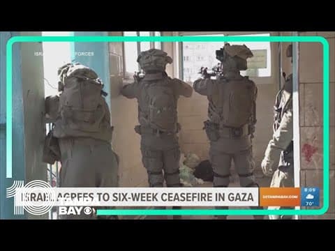 US says Israel has agreed to the framework for a Gaza cease-fire