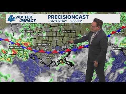 New Orleans Weather: Better chance for storms Saturday