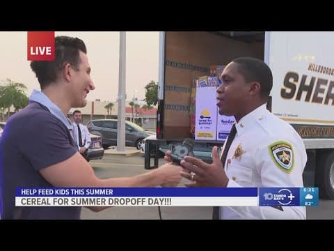 Today is Cereal for Summer Dropoff Day!