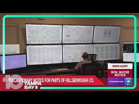 Precautionary boil water notice issued for much of Hillsborough County