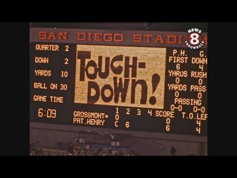 CIF Football Patrick Henry v Grossmont 1971