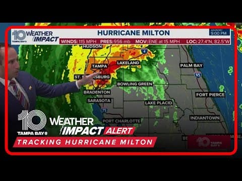 Hurricane Milton: '1 in 500 year' rainfall during flash flood warning