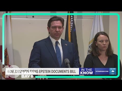 Gov. DeSantis signs bill to release Jeffrey Epstein grand jury documents