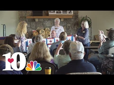 Vietnam veterans receive Quilts of Valor during reunion in Townsend