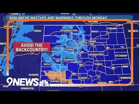 Avalanche danger continues in Colorado backcountry
