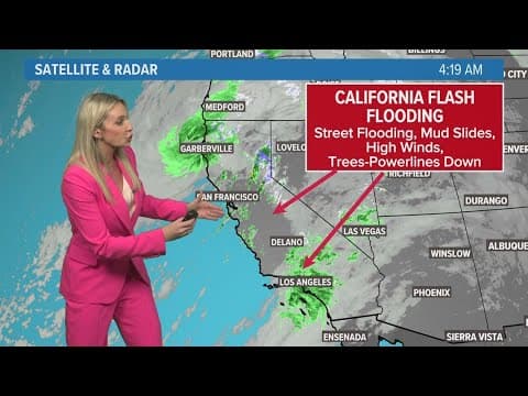 Atmospheric river causing problems in California