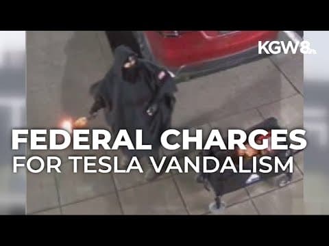 Salem man indicted on federal charges after allegedly throwing Molotov cocktails, shooting at Tesla