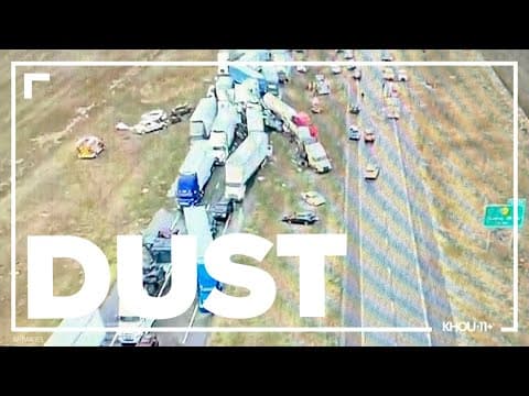 Dust storms rage across New Mexico as transit authorities close major highways to avoid pileups