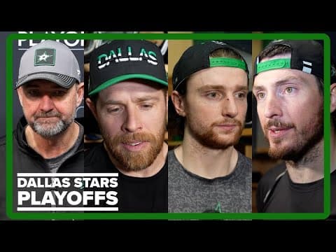 Dallas Stars: Pete DeBoer, Joe Pavelski, Matt Duchene, Thomas Harley interviews