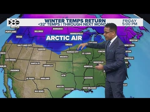 DFW Weather: Temperatures warming, but another arctic blast in store next week
