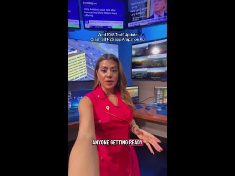 Traffic Alert: Crash on SB I-25 near Arapahoe Road