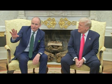 Reporter asks Irish politician about Rosie O'Donnell moving to Ireland