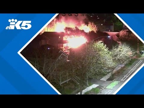 BREAKING: Flames completely engulf Mt. Baker home