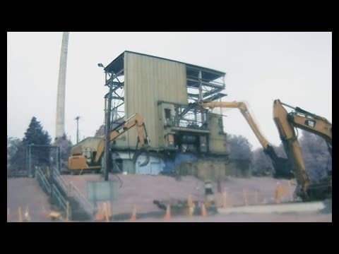 Video shows the demolition process of old ORNL buildings
