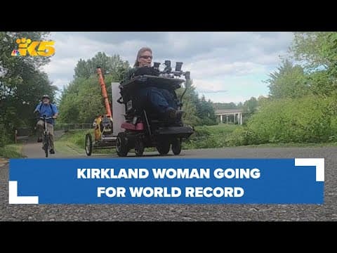 Kirkland woman attempting wheelchair world record