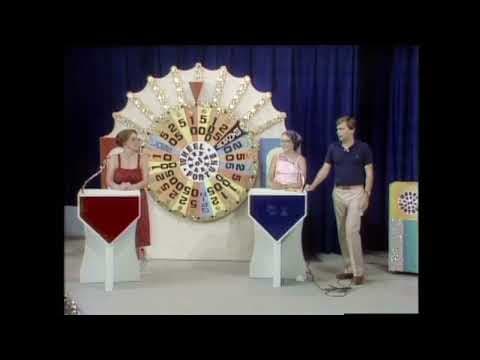 Wheel of Fortune 1983 footage: Pat Sajak hosts at the Ohio State Fair