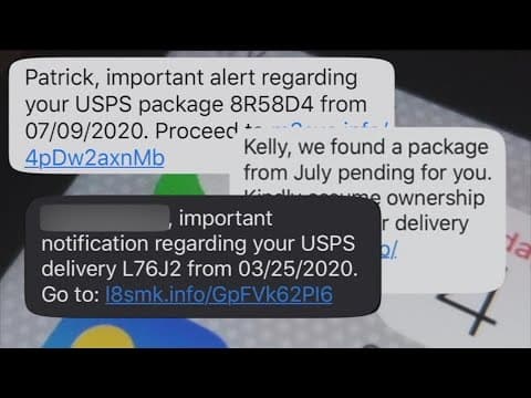 Package delivery text scams ramping up this holiday