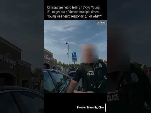 Bodycam footage shows fatal shooting of pregnant woman at Blendon Township Kroger #shorts