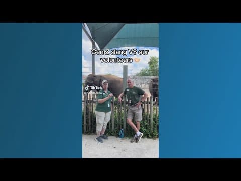 Houston Zoo volunteers take on Gen Z slang challenge