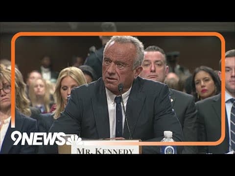 RFK Jr. faces tough questions in confirmation hearing