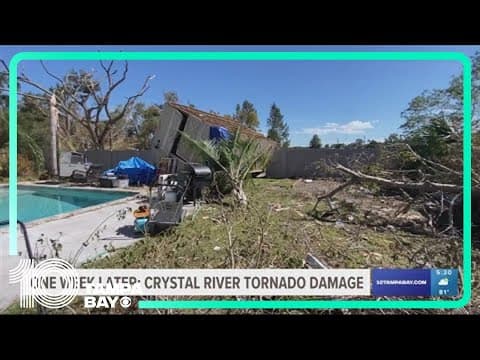 Clean-up continues for Crystal River businesses, homes after tornado touches down