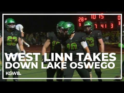 West Linn takes down Lake Oswego in Three Rivers League opener | Friday Night Football