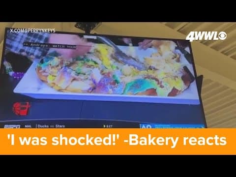 Louisiana, Baton Rouge Bakery, reacts to ESPN mutilated King Cake