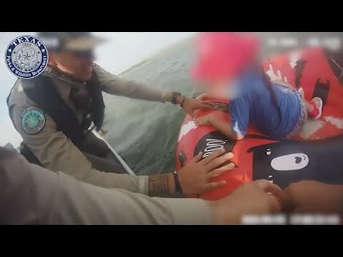 5-year-old rescued after tube blows away on Texas lake