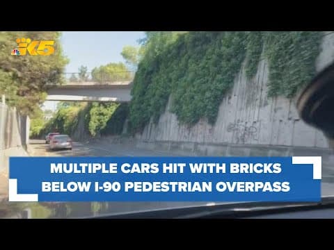 Brick throwing continues on Rainier exit off EB I-90, man shares terrifying moments