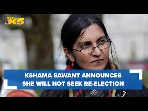 BREAKING: Seattle City Councilmemeber Kshama Sawant not seeking re-election
