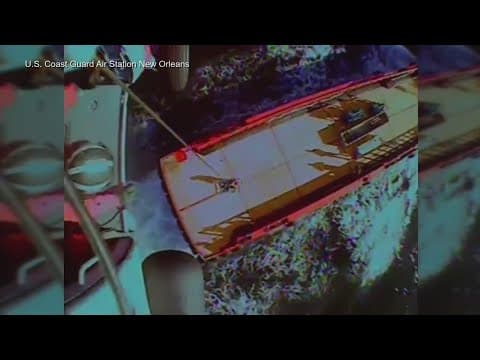 New Video: Coast Guard rescue off Grand isle