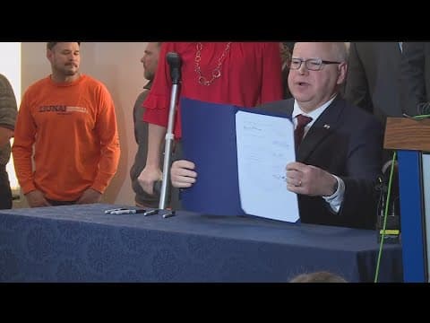 Gov. Tim Walz signs '100 Percent by 2040' bill