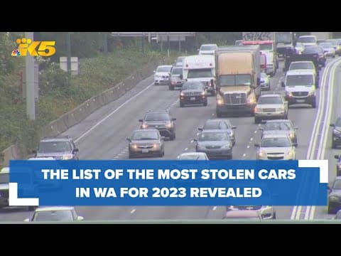 The top stolen vehicles in Washington may not be what you think