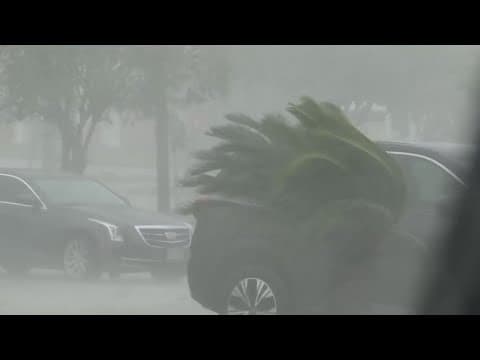 Hurricane Francine hits Louisiana with power of Category 2