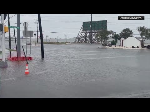 Powerful nor'easter slams east coast