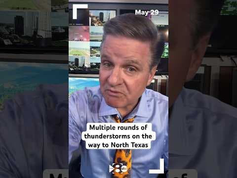 Stay weather aware! Multiple rounds of thunderstorms on the way to North Texas