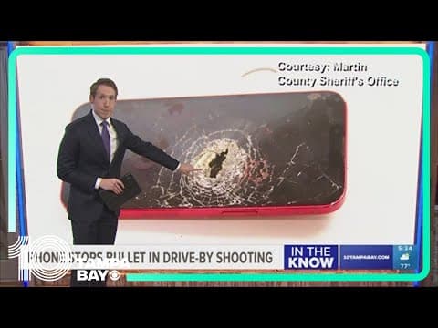 Deputies: Phone saves Florida man's life in drive-by shooting