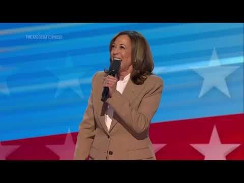 Harris makes surprise appearance on DNC's first day, thanks Biden for his 'historic leadership'