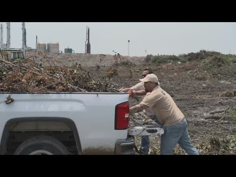 North Texas landfills fill up with storm debris