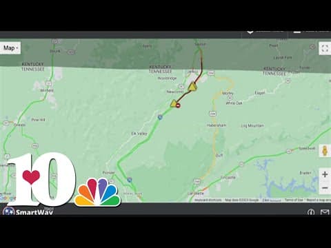 Tractor trailer carrying maple syrup on fire