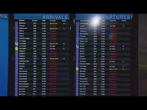 Hundreds of canceled flights at San Diego International Airport creating chaos for travelers
