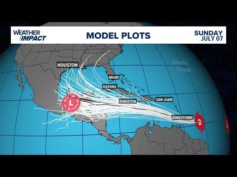 Tropical update: Where is Hurricane Beryl heading?